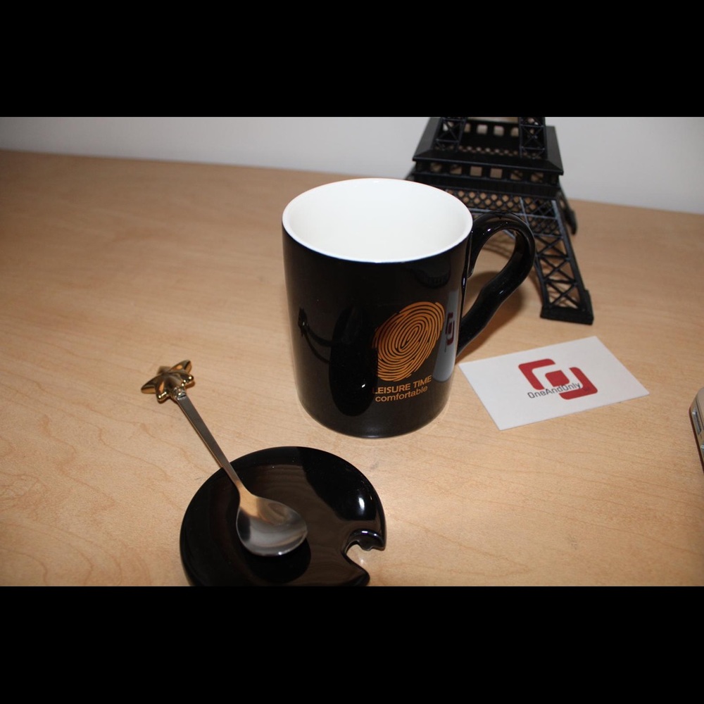 ⬇️ Ceramic Coffee Mug With Spoon and Lids⬇️